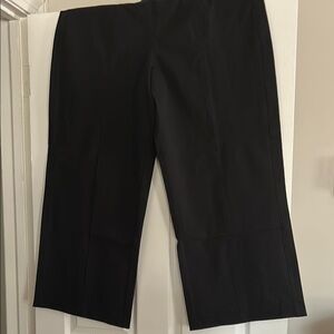 Classic Black Wide-Leg Pants